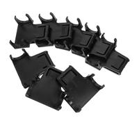 MAGICLULU 8pcs Lightweight Hard Hat Headlamp Clips for Welding Helmets Quick Mount Safety Helmet Light Base Stable Flashlight Holder for Outdoor Construction and Industrial Use