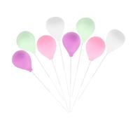 MAGICLULU 8Pcs Miniature Balloons for Dollhouse Decoration Realistic Design for Mini Garden Terrarium for DIY Landscaping and Fairy Worlds Random Colors
