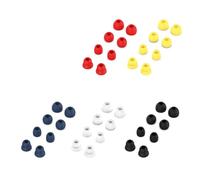 MAGICLULU 8pcs Silicone Earbuds Tips for Wireless Headsets and Earbuds, Navy Blue Soft Silicone Sleeve Cover, Water-Washable and Noise-reducing, for Running and Fitness Activities