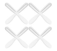 MAGICLULU 8pcs Thick Plastic Mask Applicator Spatula Set for Facial and Body Skincare, Cosmetic Scoop and Mud Mask Mixing Tools for Spa and Beauty Treatments