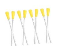 MAGICLULU 8pcs Triangle Percussion Instrument Accessories Set, Metal and Plastic Mallet Sticks, Easy to Use and Protecting The Instrument for Educational and Performance Use