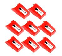 MAGICLULU 8pcs Turntable Replacement Stylus Needle for Vinyl Record Player Phonograph Compatible with Multiple Cartridges Nonmagnetic Quiet Playback Vintage Retro Music