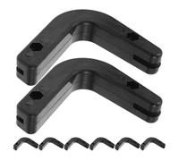 MAGICLULU 8pcs Wall Mounted Barbell Stand Heavy Duty Weight Plate Hooks 6mm PP Vertical Barbell Holder for Home Fitness Storage Rack