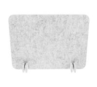 MAGICLULU Acoustic Felt Desk Divider Panel 40x30cm Light Grey Privacy Shield for Office and Classroom, Noise Reducing Freestanding Desktop Partition for Student Desk Privacy and Focus