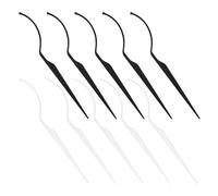 MAGICLULU Acrylic Eyelash Display Holder Set Black False Eyelash Display Tool and 10pcs for Professional Lash Styling and Makeup Application