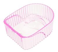 MAGICLULU Acrylic Pink Soak off Bowl Manicure Tool Nail Art Supplies Single Layer Nail Soaking Basin for Professional Salon