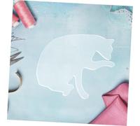 MAGICLULU Acrylic Quilting Template Ruler Transparent Sewing Craft Tools for Precise Cutting and Patchwork DIY Quilters Small Animal Shape Design