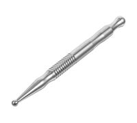 MAGICLULU Acupoint Pen Stainless Steel Double-end Manual Metal Acupressure Pen for Face Acupoints, Silver, Simple to Operate