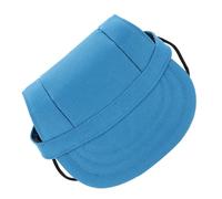 MAGICLULU Adjustable Dog Baseball Cap for Summer with Ear Holes, Canvas Material, UV Protection, and Easy Fit Strap - Stylish Puppy Sun Visor Hat for Daily Walks and Outdoor Activities