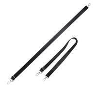 MAGICLULU Adjustable Elastic Leg Straps Black 2pcs for Horse Blankets with Secure Swivel Snap Fastening, Sturdy Nylon Material Replacement Belly Suitable for Competition and Horse Farms