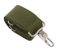 MAGICLULU Adjustable Military Green Snare Drum Strap with Nylon Belt and Metal Clip, 145cm Marching Band Carrier for Parade and Instrument Support, Sturdy Percussion Accessory for Musicians