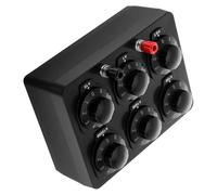 MAGICLULU Adjustable Resistance Box 0-99999.9 Ohms 6-digit Plastic Metal Construction for Middle School Electrical Physics Experiments and Laboratory Use with Wide Adjustment Range