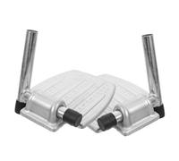 MAGICLULU Adjustable Wheelchair Footrest Pair Featuring Sturdy Foot Pedals and Elevated Footplates for Improved Leg Comfort, Suitable for Transport Chairs, Easy Installation