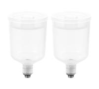 MAGICLULU Airbrush Cleaning Spray 2pcs Plastic Cups with Paint Detachable Split-style Design, Lightweight Easy Bottles and Outdoor Work and Industrial Coatings