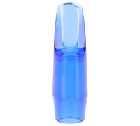 MAGICLULU Alto Saxophone Head Crystal Mouthpiece Flash Blue Professional Replacement Part for Beginner Saxophones with Smooth Surface Design Accurate Tone and Airtight Fit