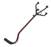 MAGICLULU Aluminum Alloy Four-legged Walking Cane Adjustable Height Elderly Stability Stick with Curved Handle for Seniors Daily Use and Travel