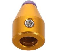 MAGICLULU Aluminum Alloy Tuning Fork Base 8mm Crystal Holder with Purple Amethyst Surface Universal Support Foot for Sound Therapy and Meditation Stability