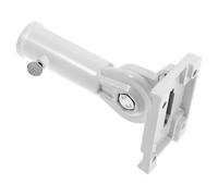 MAGICLULU Aluminum Flag Pole Bracket Flagpole Holder for National Day Flag Wall Mounted White Weather Resistant Adjustable Design