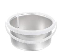 MAGICLULU Aluminum Pot Wax Melting Container Wax Heat Melting Accessory with Handle Smooth Surface Safe to Use Silver Colour Suitable for Maintenance and Can Be Placed in Other Heating
