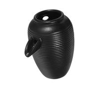 MAGICLULU Ancient Method of Fish Farming Tank Water Clay Pot Decor Micro Landscape Bottle Ceramic Pot Yard Water Fountain Outdoor Ornament Black Ceramics