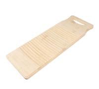 MAGICLULU Anti-slip Bamboo Washboard for Laundry with Wave Texture and Smooth Surface, Sturdy Wooden Scrubbing Board for Hand Washing Clothes at Home and Shop, 50cm Washing Board Big Size