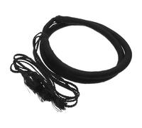 MAGICLULU Arab Shemagh Versatile Hair Accessory Black Wool with Braided Tassel Headband Dubai Style Hairband Securing Hairstyles Men's for Daily Life and Parties in Middle East Fashion