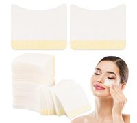 MAGICLULU Arc-shaped Cotton Makeup Remover Pads for Eye Cosmetics Cleaning, Comfortable and Safe Removal with 160pcs, Suitable for Home and Dress Room Use