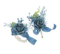MAGICLULU Artificial Corsage Set for Women with Fabric and Plastic Materials, Convenient to Take, Decorative Wrist Flower for Parties and Celebration, Handmade Fresh Style