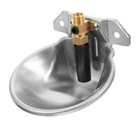MAGICLULU Automatic Water Bowl with Smooth Surface and No Rust Large-capacity Stainless Steel for Cows and Dogs for Farm and Farmhouse Use