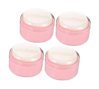 MAGICLULU Baby Powder Puff and Container Set Easy to Operate with One Hand and Quick Drying 4pcs with Synthetic Sponge Material for Travel and Humid Hot Summer Use