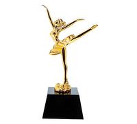 MAGICLULU Ballet Dance Award Trophy Cup with Gold Figurine Black Base Competition Prize for Talent Shows and School Games Educational Reward for Kindergarten and Primary Winners