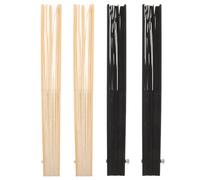 MAGICLULU Bamboo Folding Fan Ribs and Festival Crafting 4pcs for DIY Fan Making in Traditional Style for Summer DIY Projects