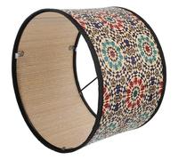 MAGICLULU Bamboo Weaving Lampshade Light Cover Geometric Pattern E27 Socket Modern Abstract Retro Style Natural Refreshing Design Convenient Comfortable Experience for Home Decoration