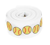 MAGICLULU Baseball Grosgrain Ribbon Wired Edge for Sports Sturdy Craft Ribbon for Cheer Bows Gift Wrapping DIY Birthday Decorations Team Sport Theme Accessories