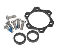 MAGICLULU Bicycle Hub Adapter Disc Brake Adapter Aluminum Alloy Boost Conversion Ready Easy Installation Long Rotor Bolts for Modern Bike Setups and Long-distance Rides 15mm X 100mm to 15mm