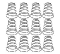 MAGICLULU Bike Wheel Skewer Springs Quick Release 12pcs Stainless Steel | Easy Installation, Versatile DIY Modifications, Silver Finish, Compatible with Quick Release Rod