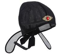 MAGICLULU Black Chinese Traditional Scholar Hat for Adult Men, Vintage Performance Hat with Mesh and Abs Material, Historical Accuracy and Versatile Use for Graduation Ceremonies and Role