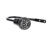MAGICLULU Black Iron U-shape Curtain Tieback Hook with Anti-rust Coating and Easy to Use Design, Creative and Beautiful Curtain Wall Holdbacks for Living Room or Housewarming Decor