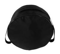 MAGICLULU Black Yoga Wheel Storage Bag with Adjustable Strap and Thickened Internal Cushioning, Polyester Material with Pockets, Moisture Prevention and Shock Protection, for Gym and Travel