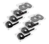 MAGICLULU Blank Cassette Tapes and Plastic Material 8pcs 60-minute with Stable Audio Performance for Recording for DIY Projects and Creating Cassette Tape Ornaments