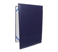 MAGICLULU Blue Pu Diploma Cover Certificate Holder with Elegant Design, Personalizable and Easy Binding for Graduation and Awards Presentation, Professional Appearance Document Folder