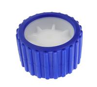 MAGICLULU Boat Trailer Roller Wheel 5-inch Ribbed Blue Yacht Guide Roller for Boat Trailer Accessories and Marine Use