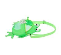 MAGICLULU Boys and Girls Frog Shell Bag Large Mesh Beach Storage Bag Adjustable Shoulder Straps for Toy Seashells Swimming Gear
