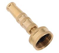 MAGICLULU Brass Adjustable Hose Nozzle Heavy Duty Twist Attachment for Garden Car Wash Outdoor Use Dual Spray Modes Brass Construction Multi Scene Compatibility