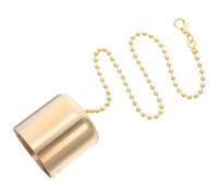 MAGICLULU Brass Candle Snuffer Extinguisher Cap for Oil Lamps and Wine Bottle Candles Flame Extinguisher Tool with Polished Finish Safe Wick Snuffer for Home Decor