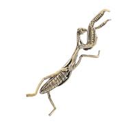 MAGICLULU Brass Mantis Ornament Antique Desktop Mantis Statue Creative Retro Miniature Home Decoration for Tea House