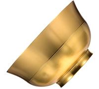 MAGICLULU Brass Offering Bowl for Buddhist Worship Water Sacrifice Bowl for Wealth God Compact and Sturdy Brass Decoration for Temple and Home Vintage Style Money and Wedding Use