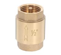 MAGICLULU Brass Spring Check Valve for Water and Gas with Anti-backflow Function, Vertical Tank Check Valve Featuring Sturdy Copper Material and Single Direction Flow for Industrial