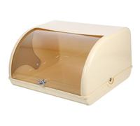 MAGICLULU Bread Loaf Keeper Roll Up Bread Bin Holder with Clear Window Bread Container Bread Dispenser Saver Cake Butter Case for Homemade Bread and Bakery Loaf