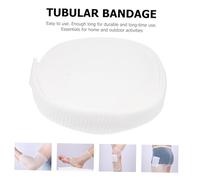 MAGICLULU Breathable Spandex Tubular Stockinette Bandage Wrap for Legs and Knees Uniform Pressure Elastic Fix Dressing for Exercise Sweat Absorption Friction Prevention White